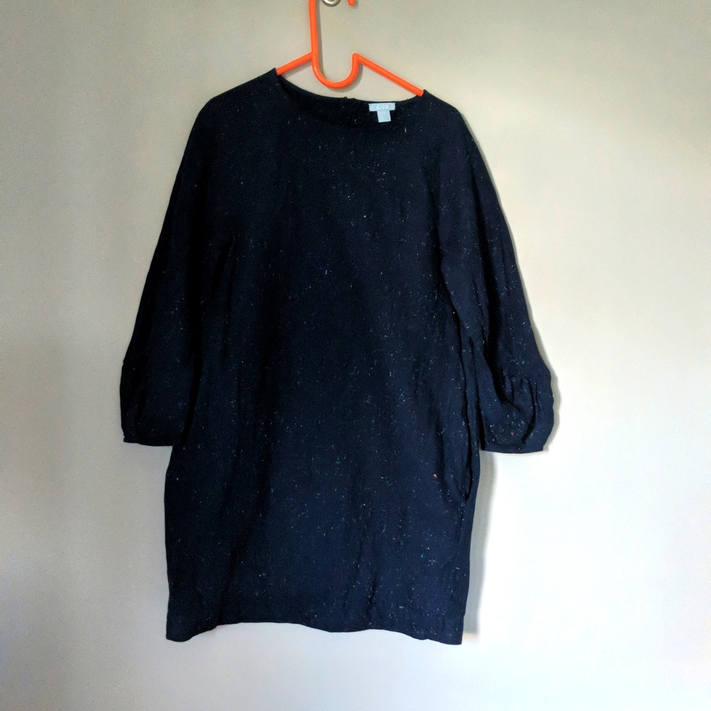 COS Speckled Navy Dress Size 6-8